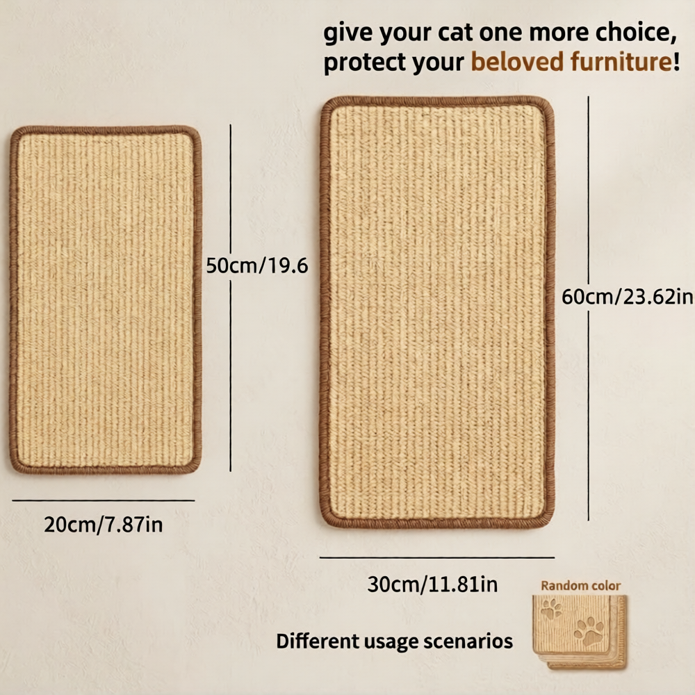 Purely Paws™ Sisal Guard: Natural Wall & Furniture Protector