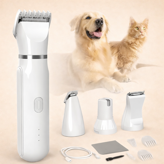 Purely Paws™ 4-in-1 Pet Grooming Kit: Electric Hair Trimmer