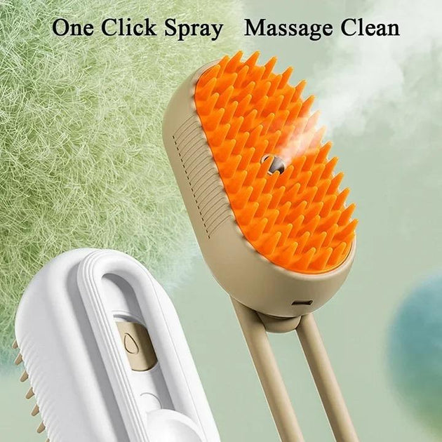 Purely Paws™ 3-in-1 Pet Spray Massage Brush