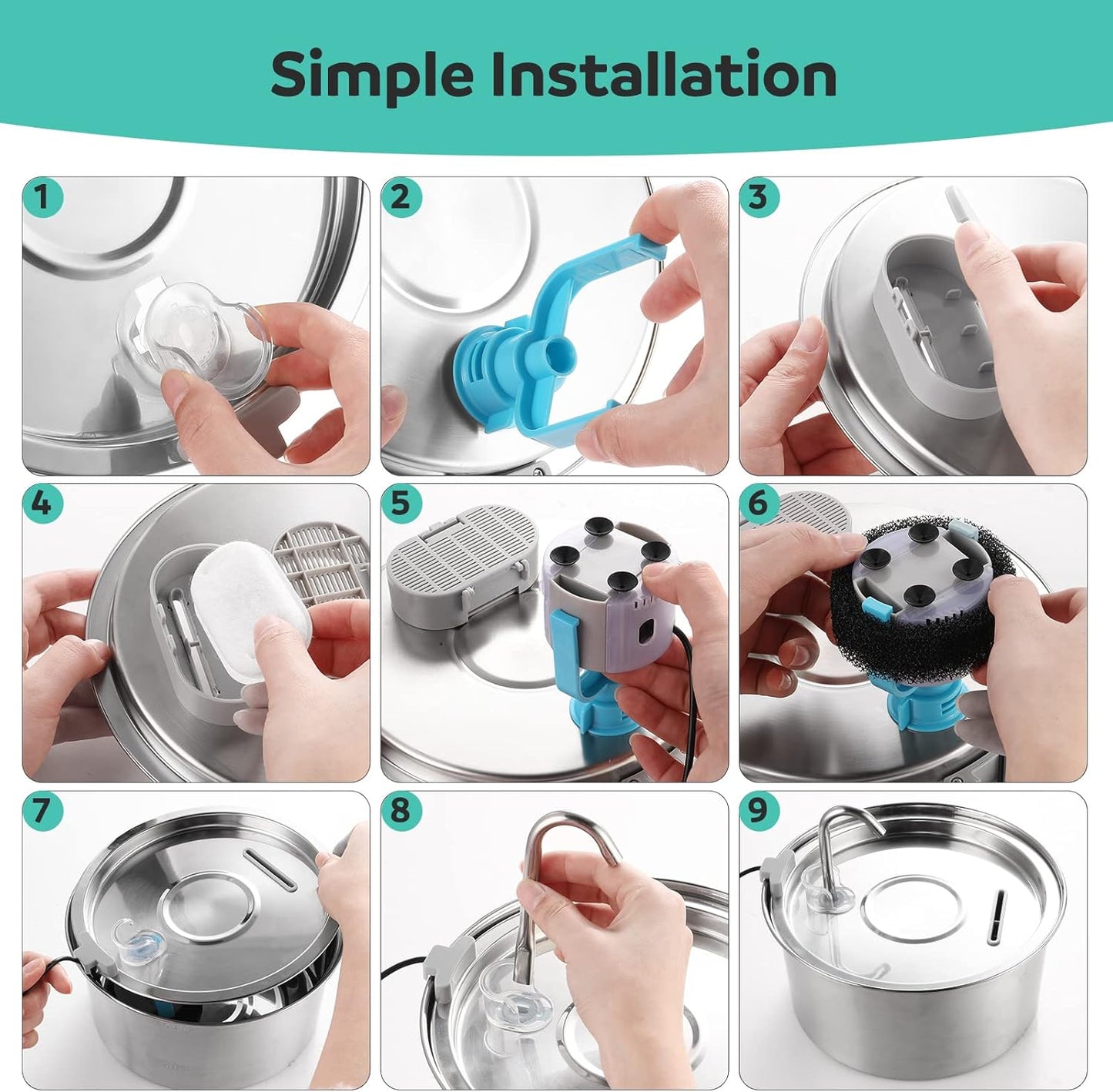 Purely Paws™ Pet Filtered Water Fountain