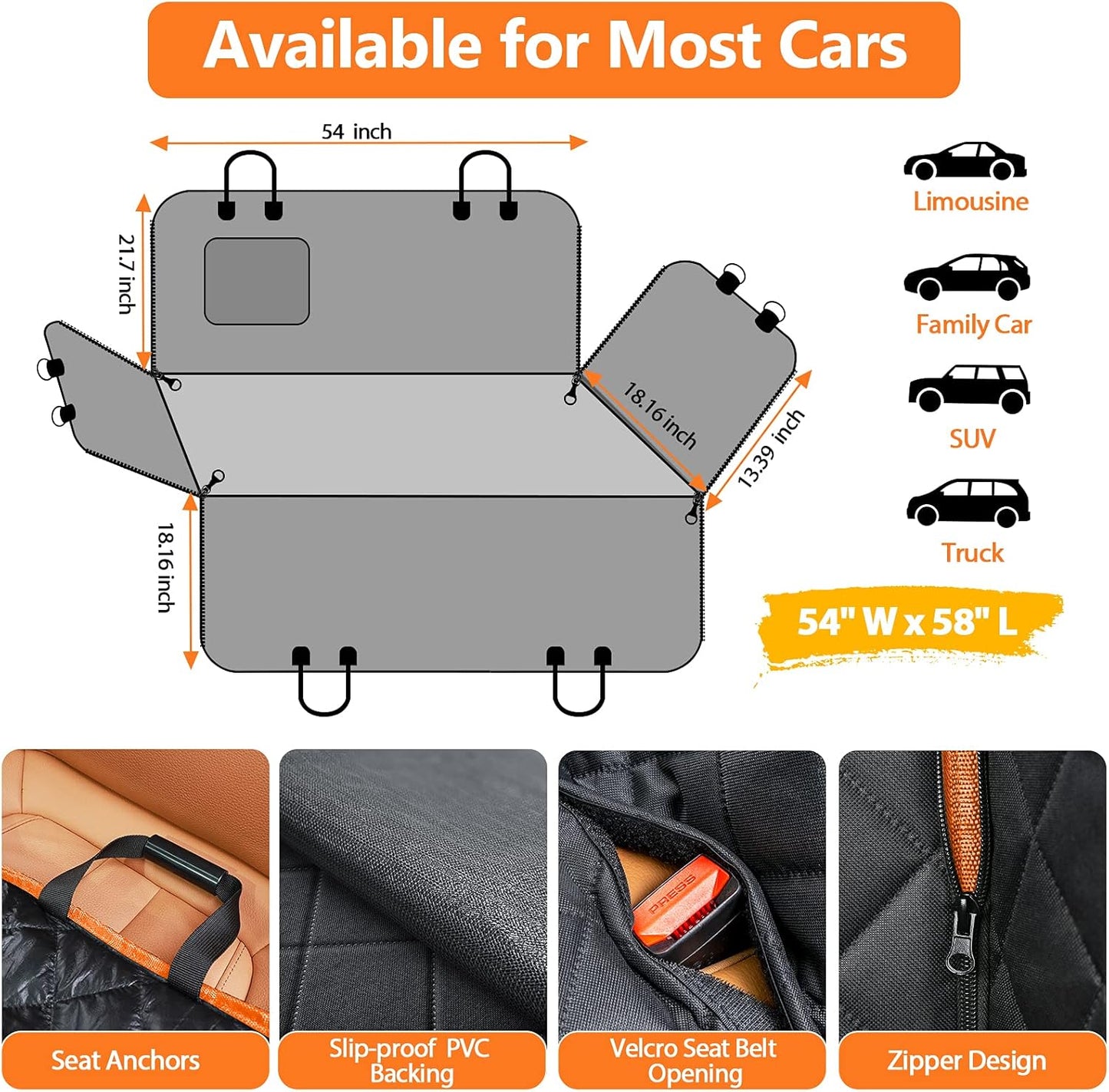 Purely Paws™ Pets Waterproof Car Seat Protector
