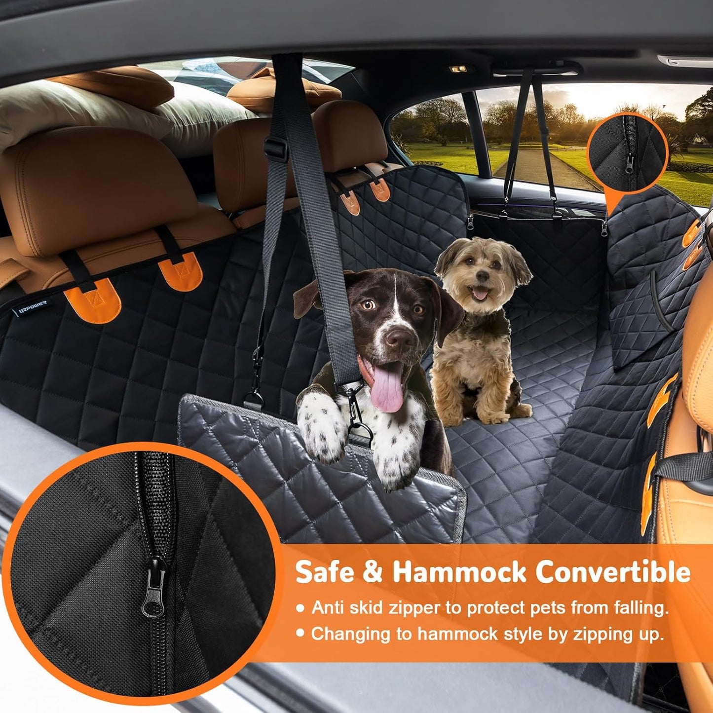 Purely Paws™ Pets Waterproof Car Seat Protector