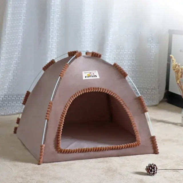 Purely Paws™ Serenity Pet Den - Portable Indoor/Outdoor Mesh Cat Tent