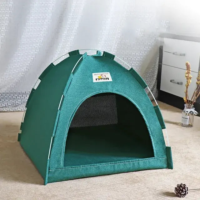 Purely Paws™ Serenity Pet Den - Portable Indoor/Outdoor Mesh Cat Tent