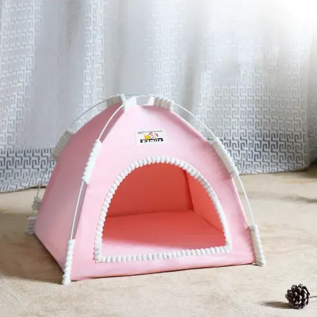 Purely Paws™ Serenity Pet Den - Portable Indoor/Outdoor Mesh Cat Tent