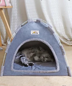 Purely Paws™ Serenity Pet Den - Portable Indoor/Outdoor Mesh Cat Tent