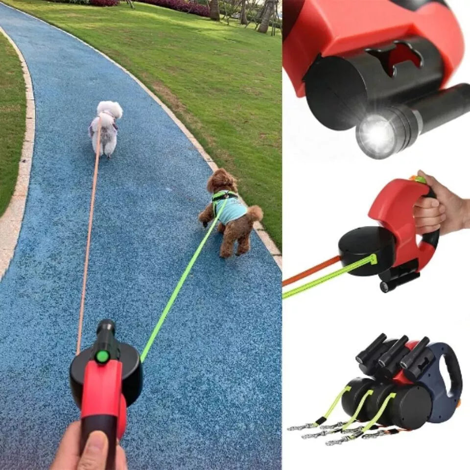 Purely Paws™ Dual Dog Leash with Tangle-Free Swivel
